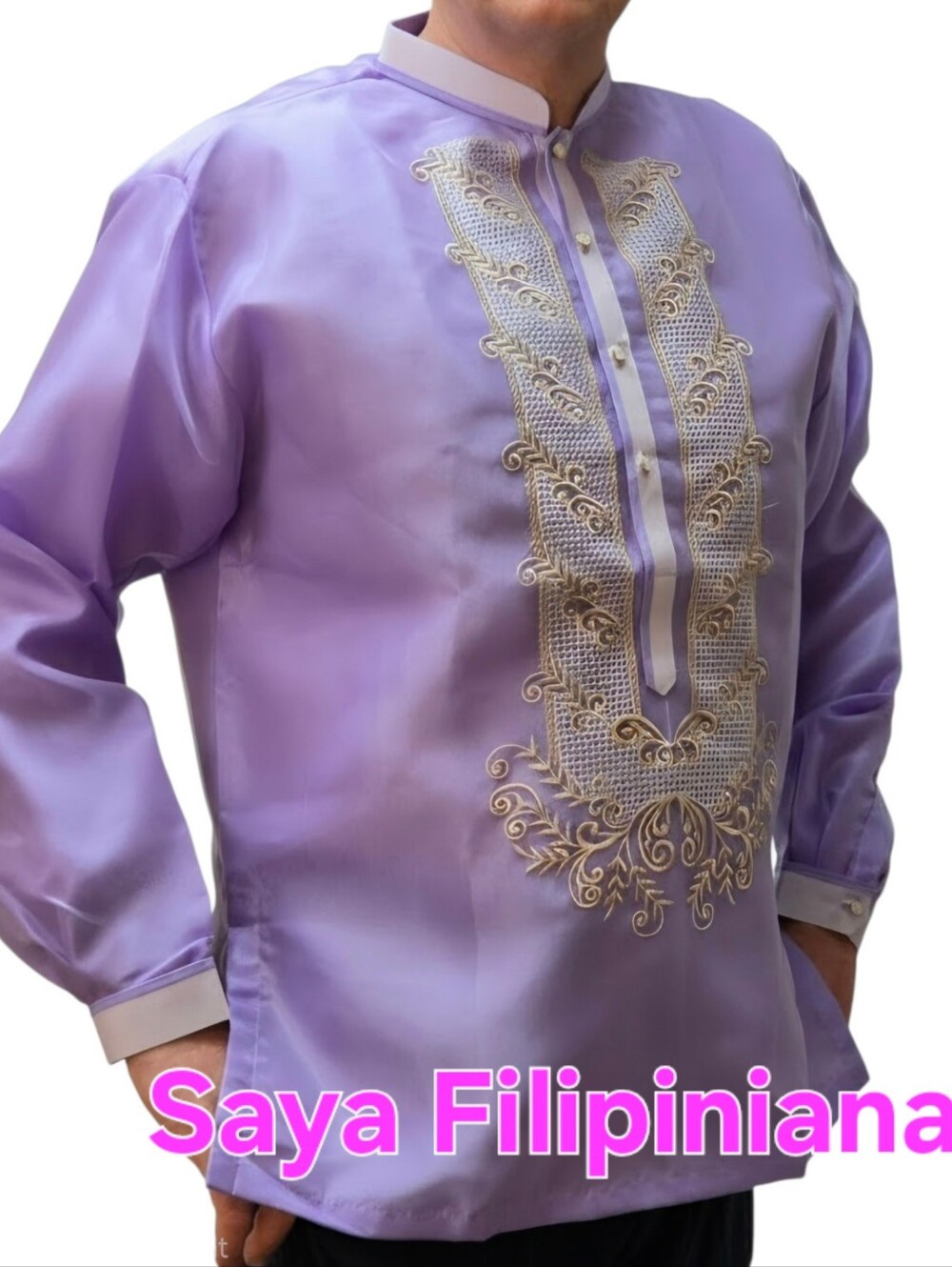 Men's Barong Tagalog  Embroidered
